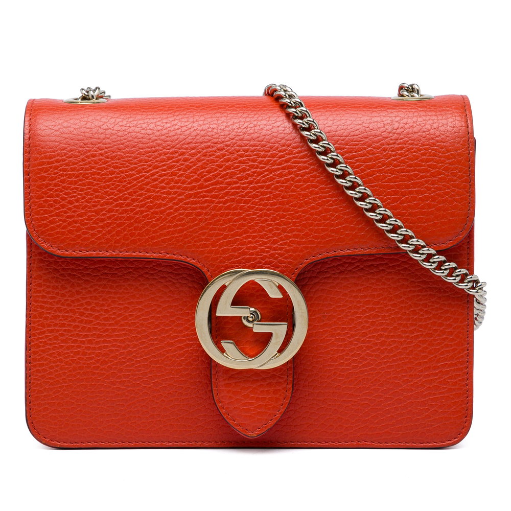 Pre-Loved Gucci Small Dollar Calfskin Interlocking G Crossbody